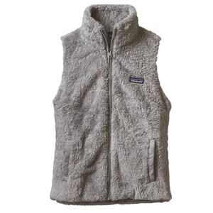 Patagonia Los Gatos Fuzzy Vest Sleeveless Outdoor Sherpa Drifter Gray Size Small